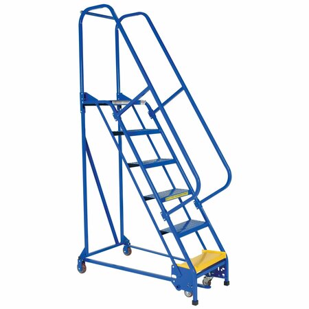VESTIL 90 H Steel PW Ladder, Perforated, 6 Step, 6 Steps LAD-PW-18-6-P